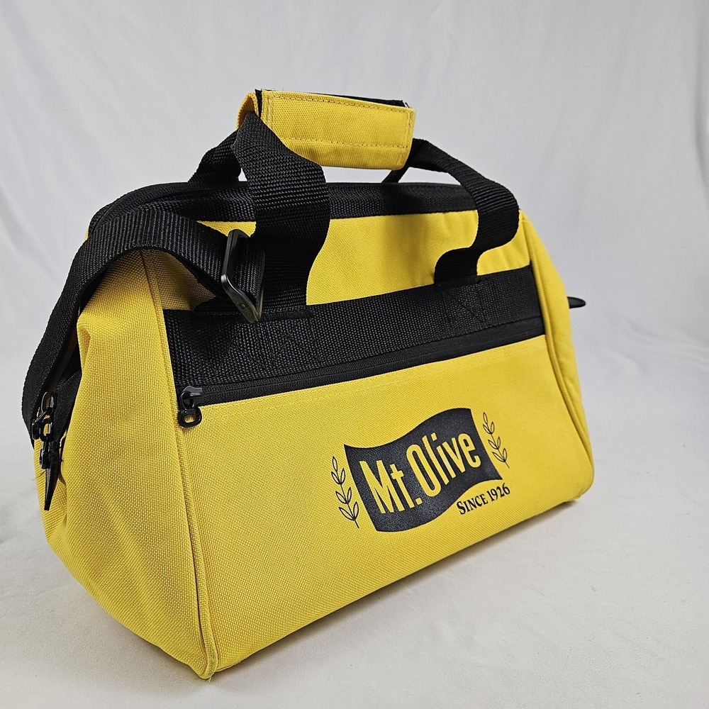Mt Olive Pickles Canvas Cooler Bag with Straps Soft Side Promo Advertisement